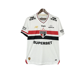Camisa São Paulo I  - Torcedor Masculina + Patrocínios