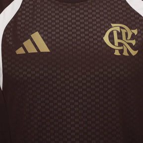 Camisa Flamengo Treino 2026/27 Competition Masculino Adidas Marrom