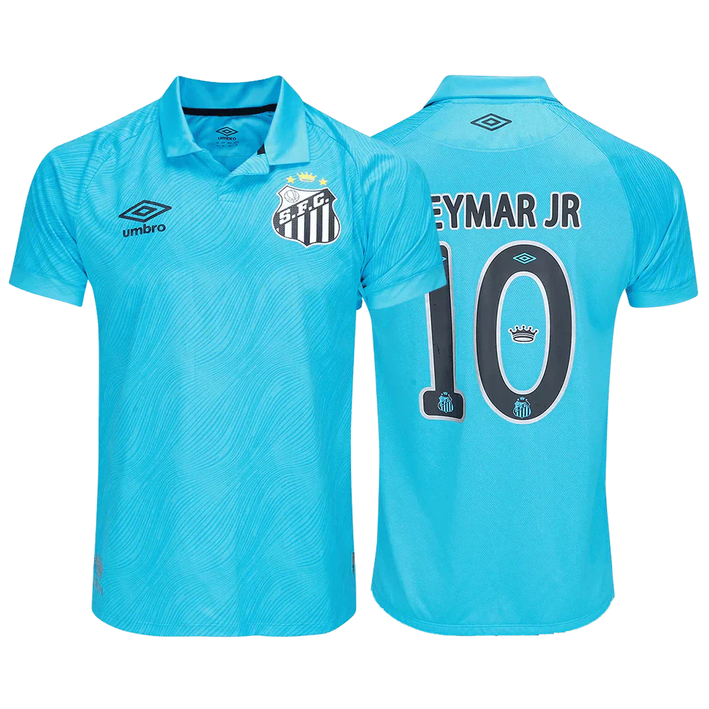 Camisa PEIXÃO 2025/26 Azul Comemorativa - Torcedor Masculina - NEYMAR JR 10 - Azul