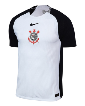 Camisa Timão I 25/26 - Jogador Masculina - Branca e Preto