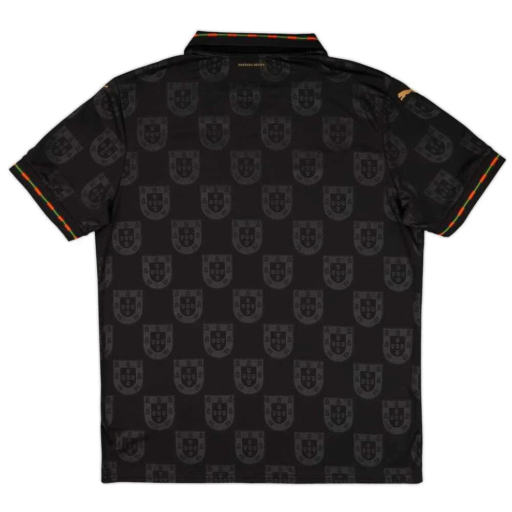 Camisa Portugal Preta Puma Especial " Pantera Negra "- Versão Torcedor