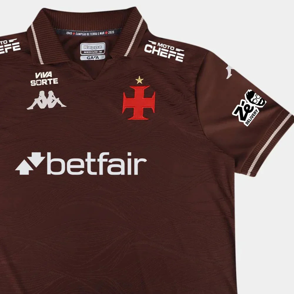 Camisa Vasco III 25/26 + Patrocínios