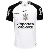 Camisa Timão I 25/26 - Torcedor Masculina - Branca + Patrocínios