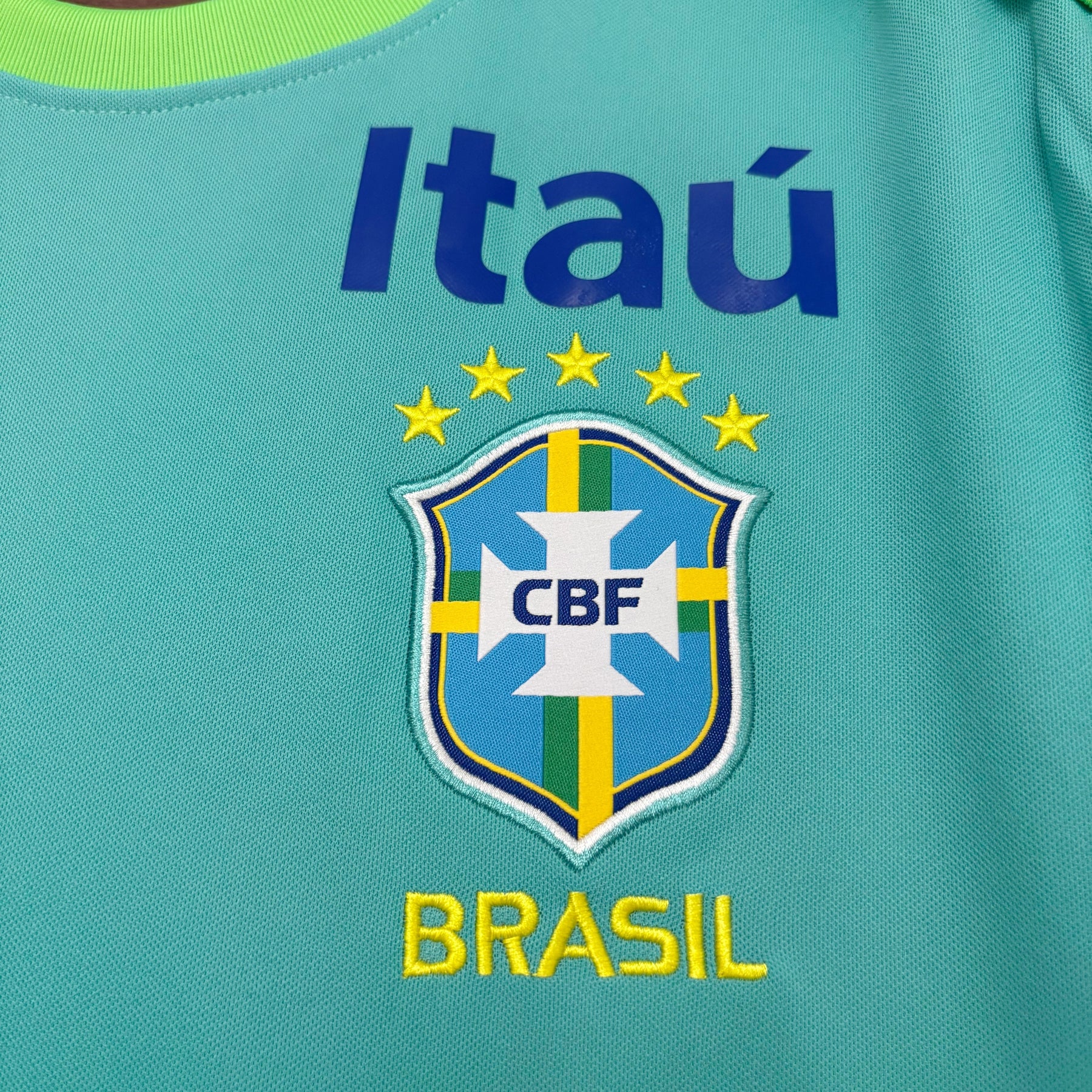Camisa de Treino Brasil - 2026/27 Versão Torcedor + Patrocínios