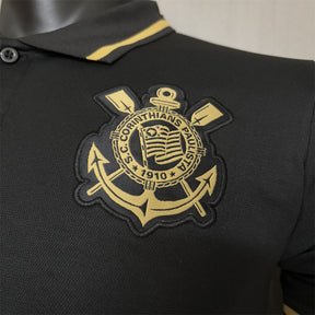 Camisa Corinthians - 2025/26 Polo Black