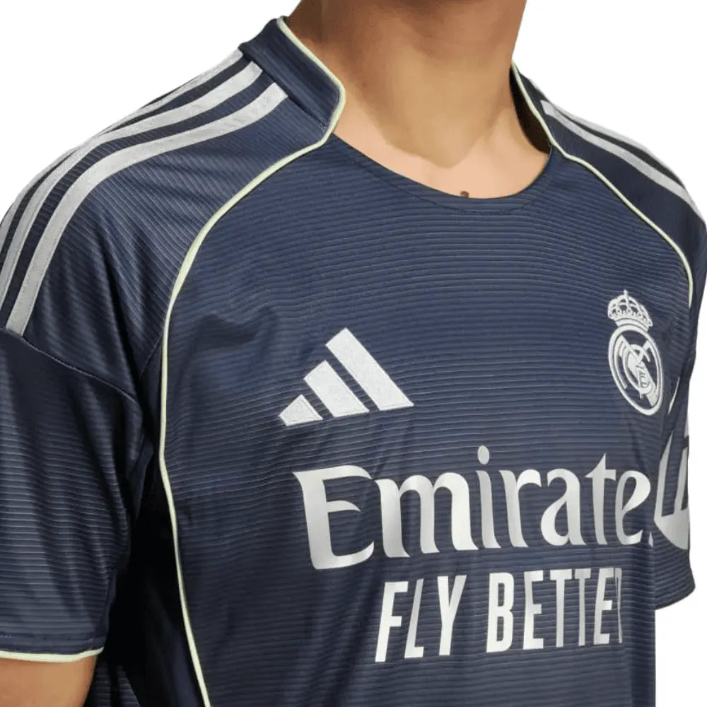 Camisa Real Madrid II 25/26 Torcedor Azul Marinho Masculina