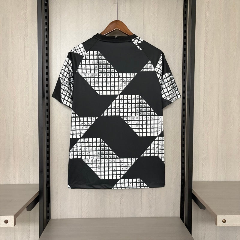 Camisa Corinthians - 2025/26 Black and White Versão Torcedor