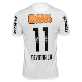 Camisa PEIXÃO 2012 (# NEYMAR JR - 11) - Torcedor Masculina - Versão Retro
