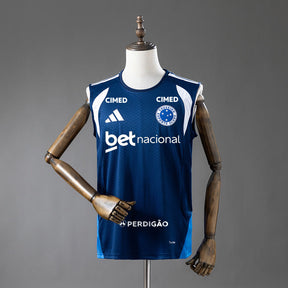 Camisa Regata de Treino Cruzeiro - 2026/27 + Patrocínios
