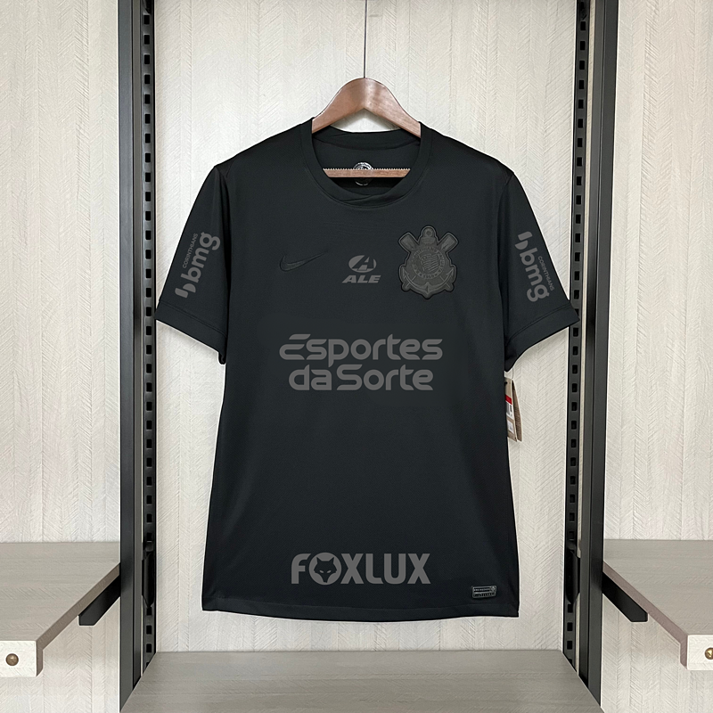 Camisa Corinthians - 2024/25 Away Versão Torcedor + Patrocínios