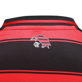 Camisa Flamengo I Manga Longa Torcedor 25/26 - Vermelha e Preta