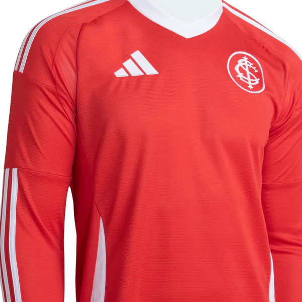 Camisa Internacional I Manga Longa 25/26 - Vermelha