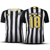 Camisa PEIXÃO II 25/26 Branca - NEYMAR JR 10 - Preto e Branco